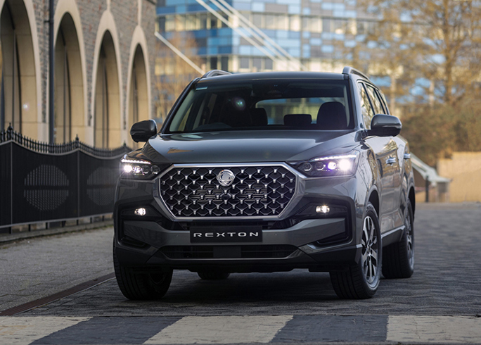 SsangYong Rexton car in the street