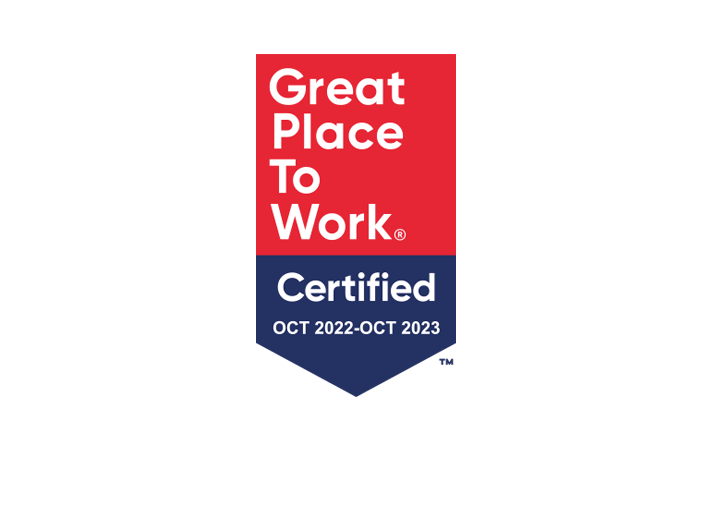 Great Place to Work certification 2022-2023 logo